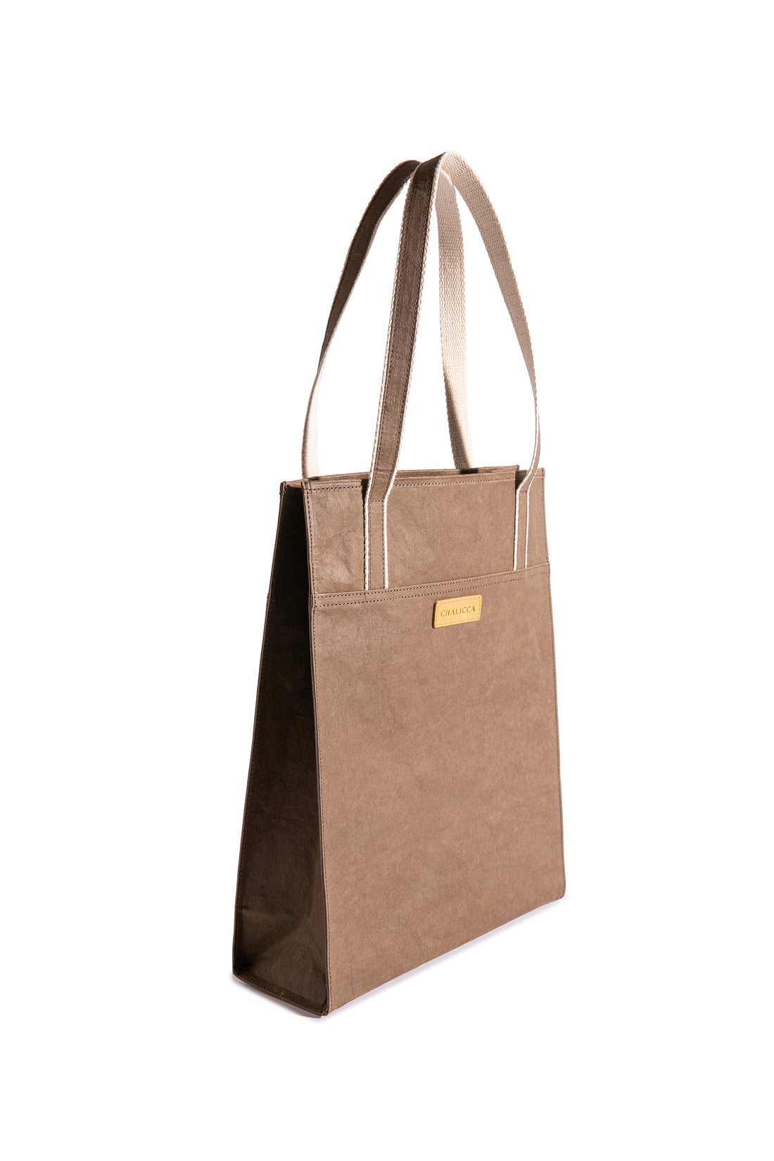 CITY TOTE BAG DARK BROWN