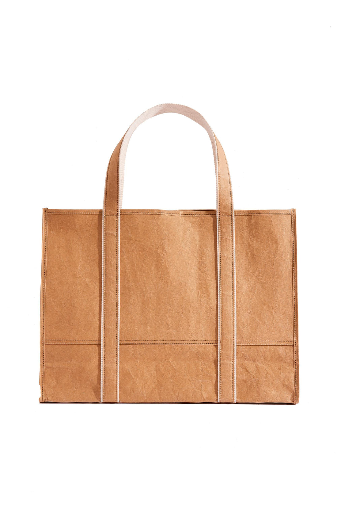 ON THE GO LARGE TOTE BAG BROWN